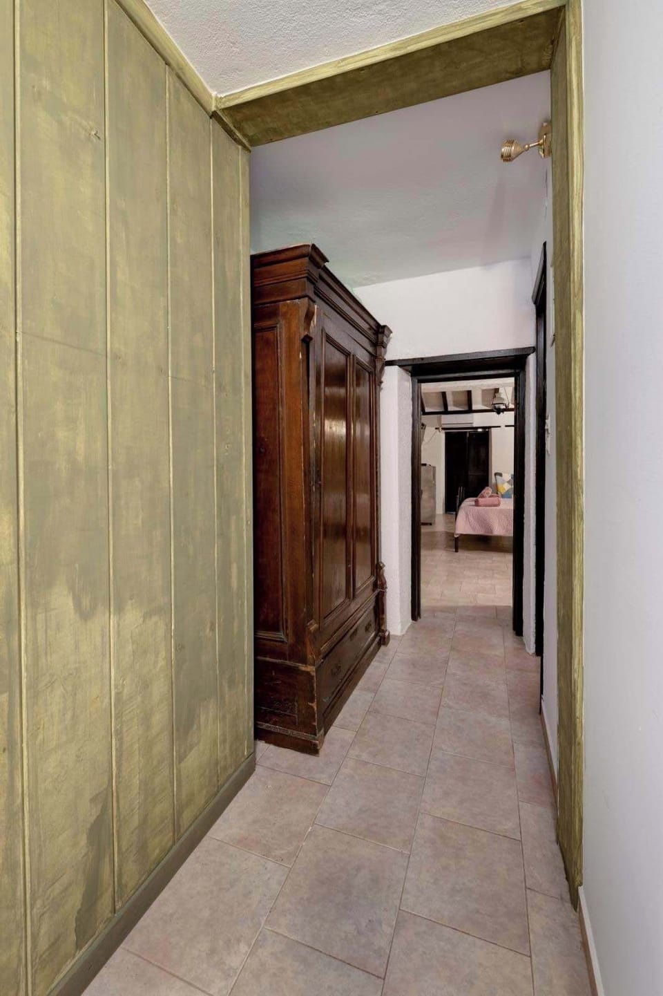 Interior space and wardrobe details