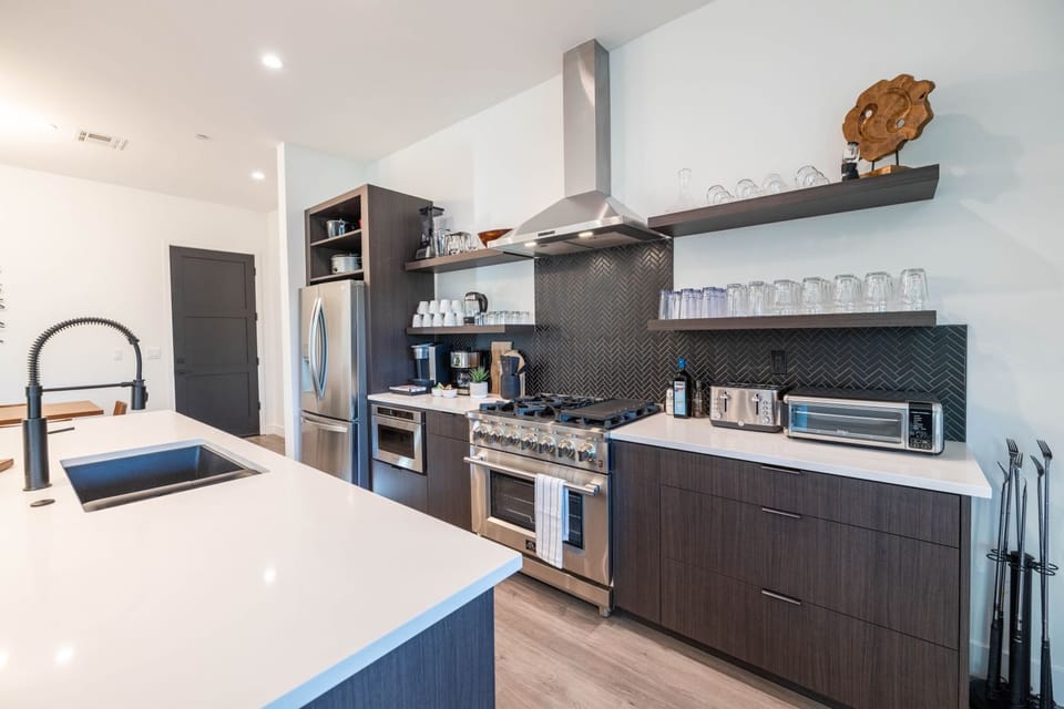Each Villa has a full kitchen