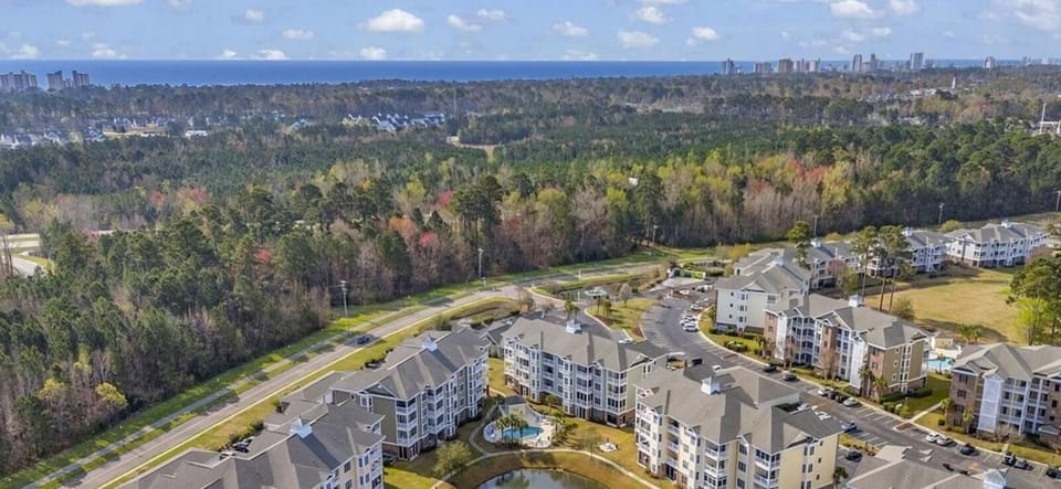 Check out our community in relation to the beach, pictured in the distance. 
