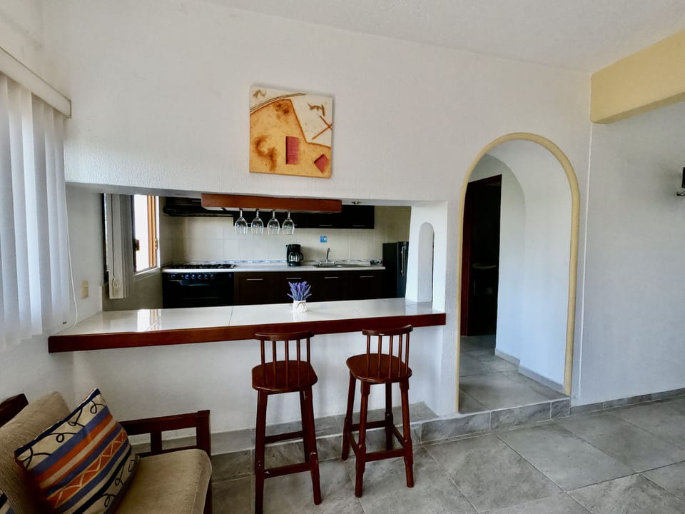 Junior Suite P2 | Private kitchen | Fridge, stovetop, toaster, blender