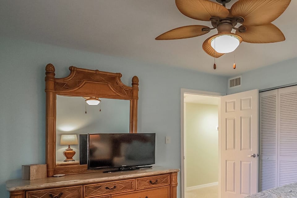 Guest Bedroom has its own TV
