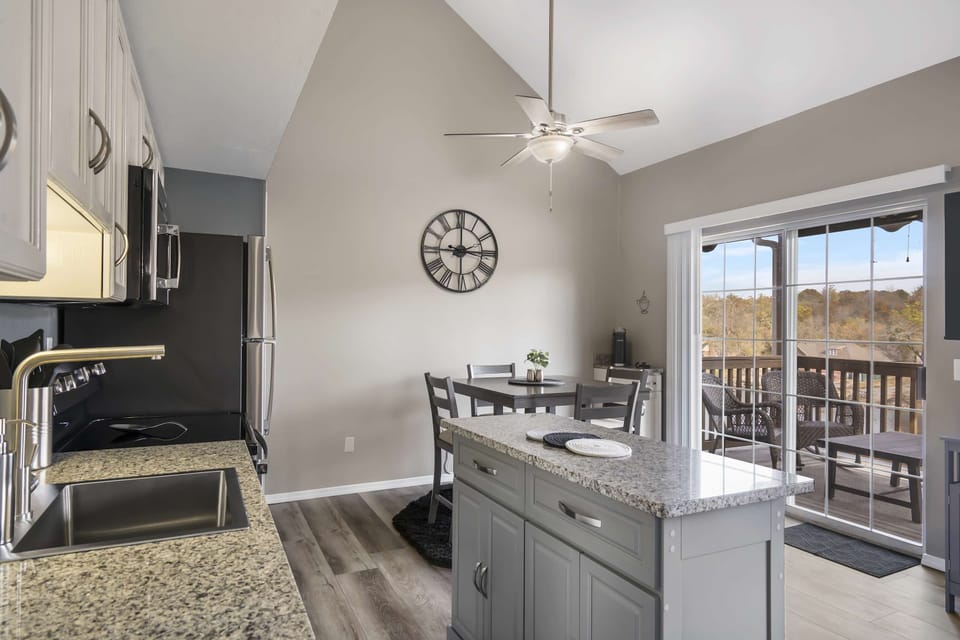 Prepare your favorite meals in the full kitchen