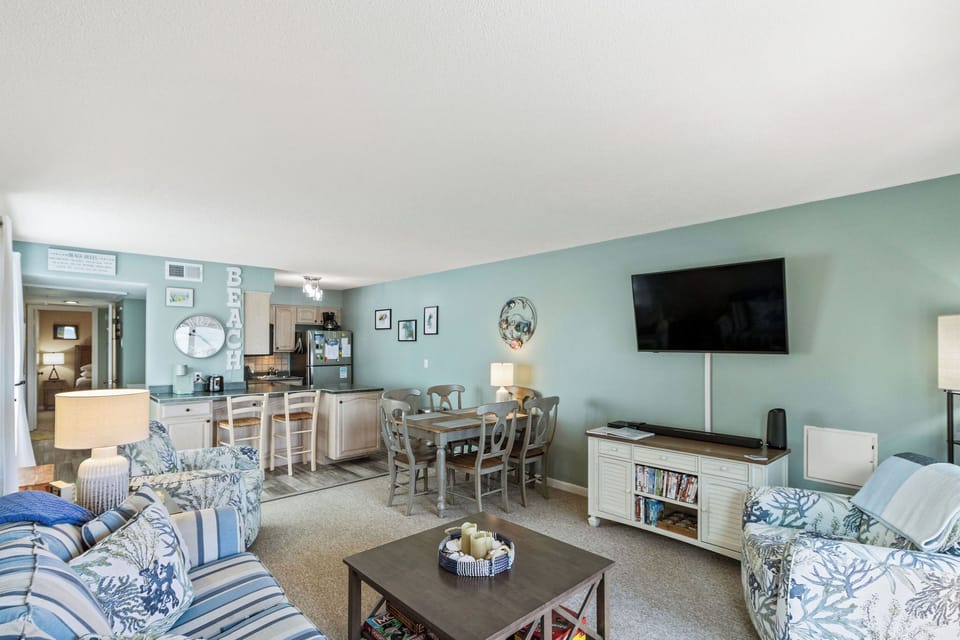 Living Room - Living room with sweeping ocean views