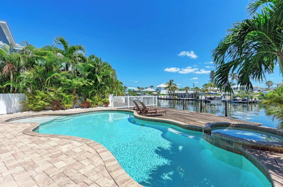 Pool Area - Anna Maria Island Locals