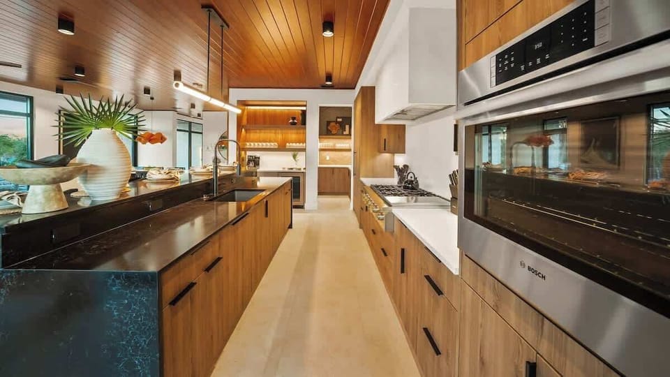 Kitchen - Oversized Refrigerator - (2) Dishwashers, Double Ovens, &amp; Large Gas Stove - Balcony Access