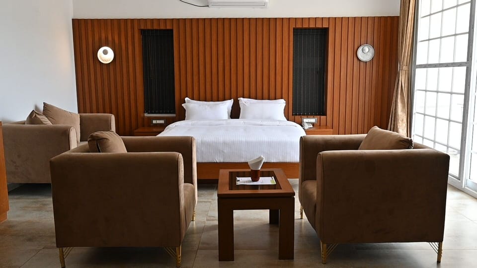 Deluxe Double Room, Balcony, Resort View | Premium bedding, in-room safe, blackout drapes, soundproofing