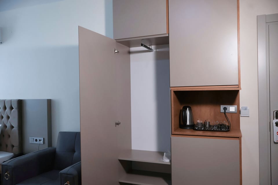 Standard Double Room, City View | In-room safe, desk, laptop workspace, soundproofing