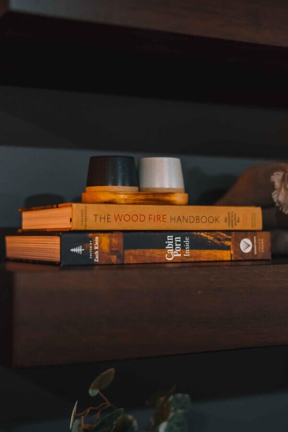 reading material in the bunkroom.