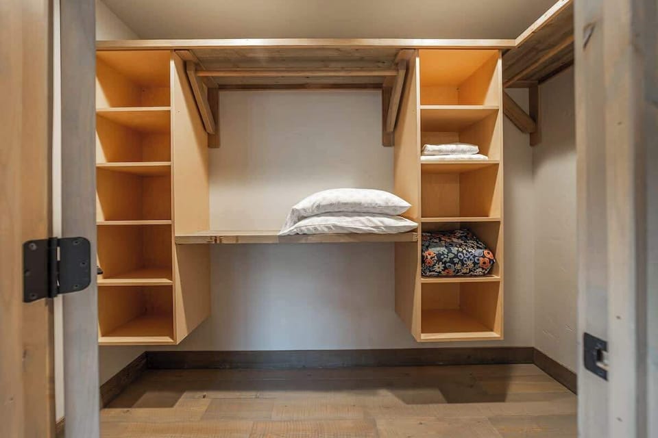 Master walk-in closet upstairs