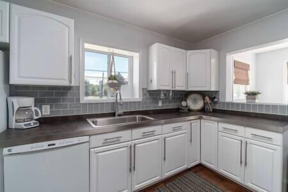Large, open kitchen