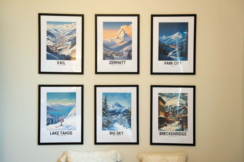 Mountain-inspired decor throughout this Eagles Nest retreat