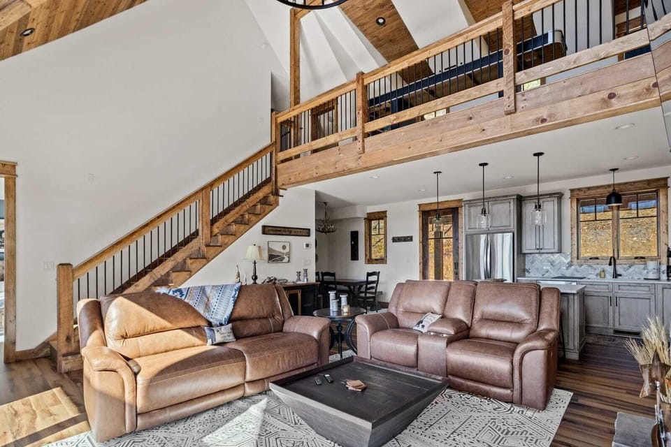 Loft Game Room Above the Living Room
