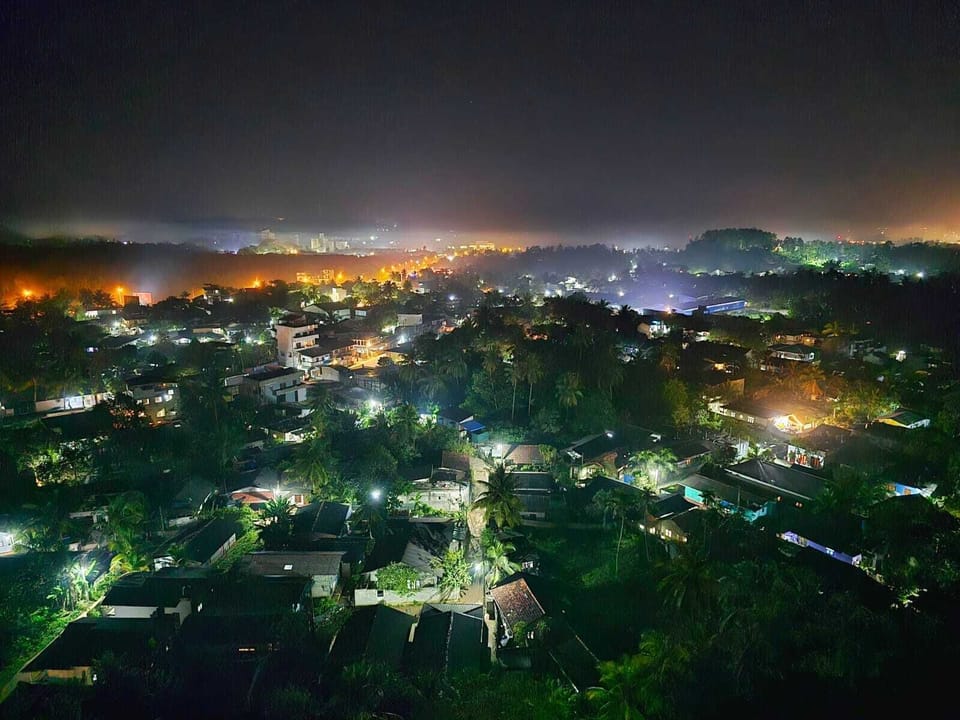 Beautiful city views at night