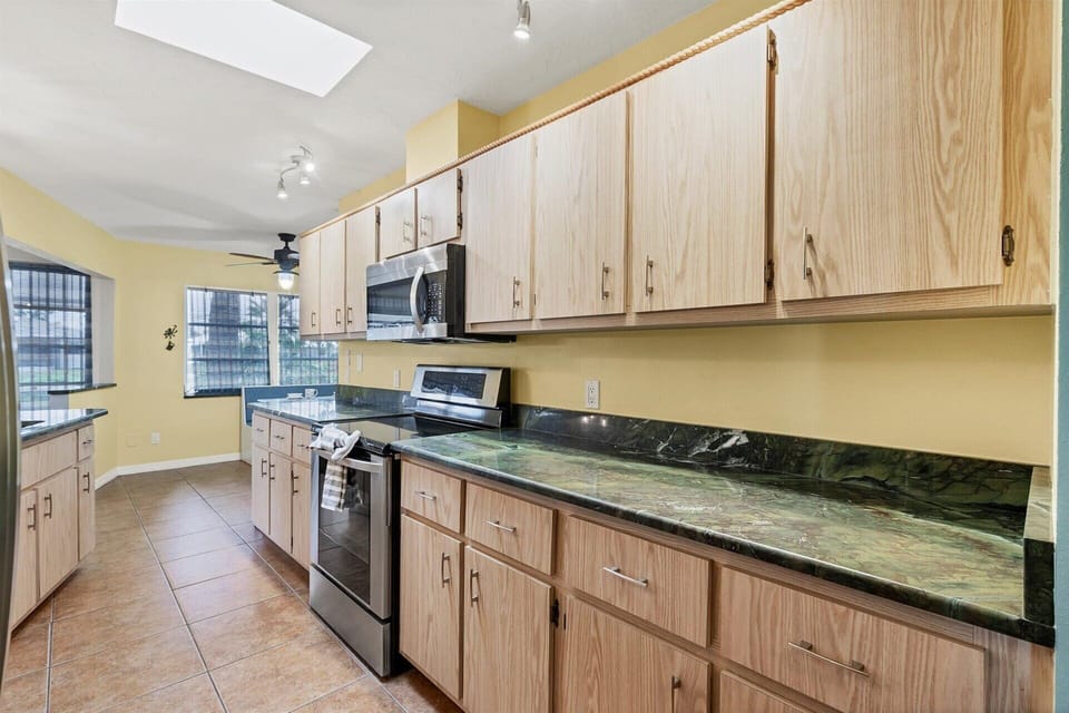 Spacious kitchen