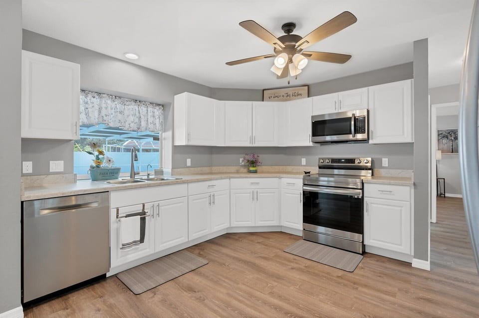 Spacious kitchen