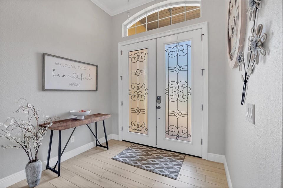 Welcoming foyer