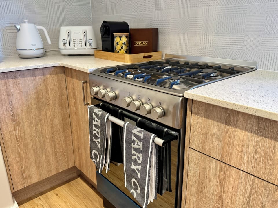 Moden gas stove /with oven 