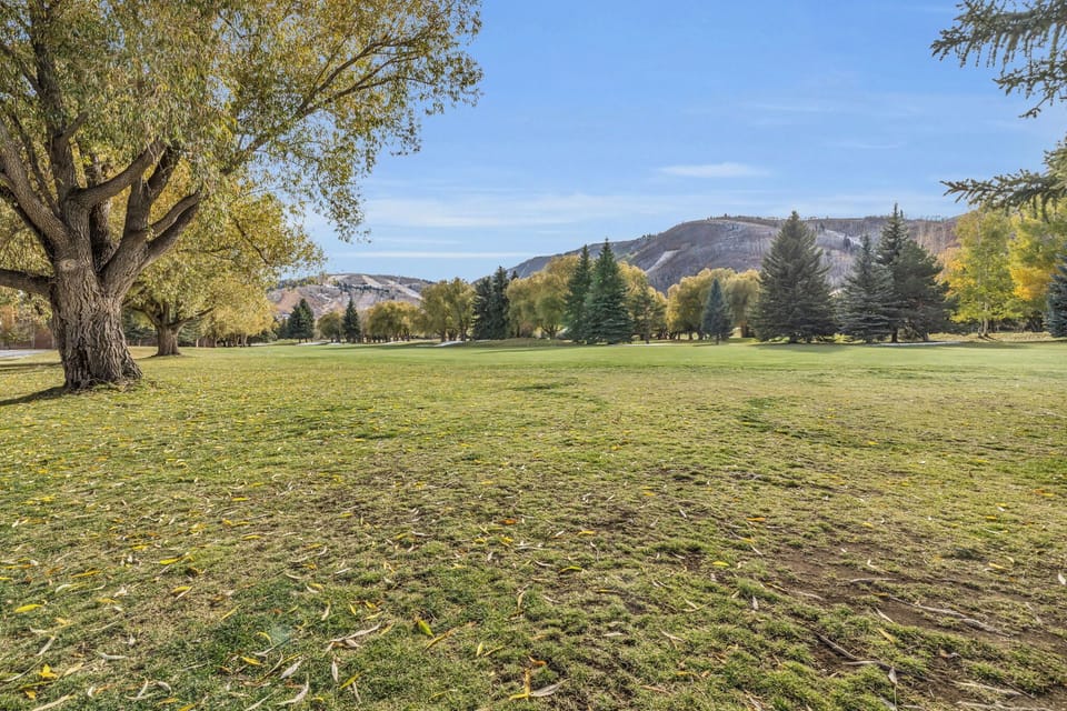 Exterior: The home is situated on the Park City Golf Course