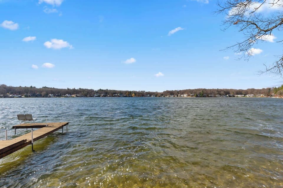 Sandy swimming area