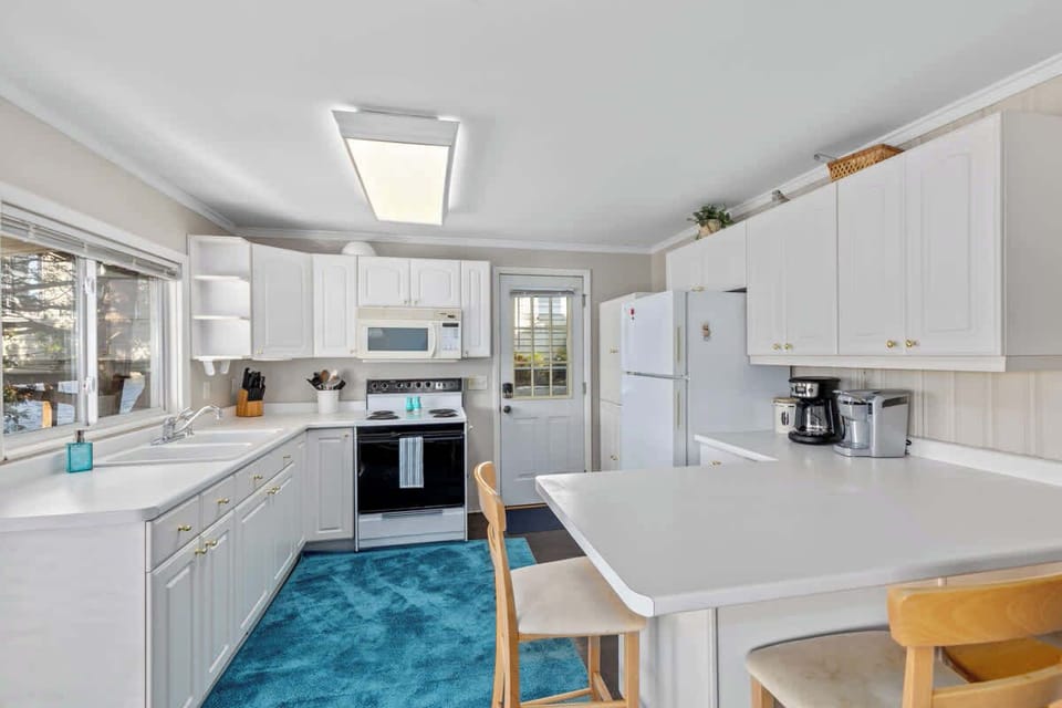 Open kitchen area