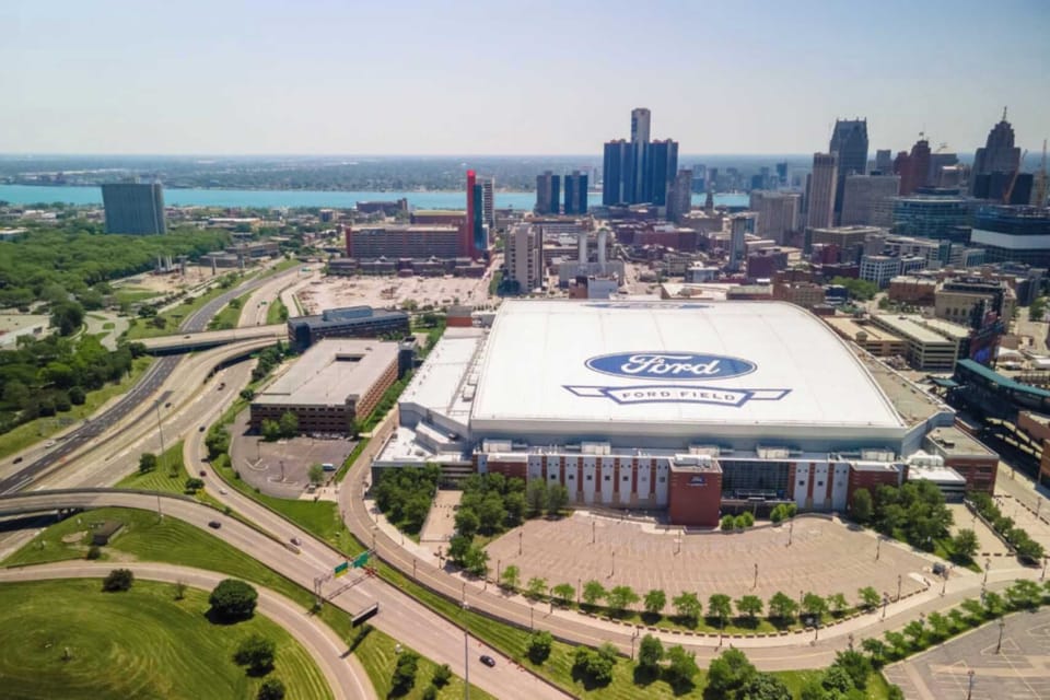 Large Ford Field in the area