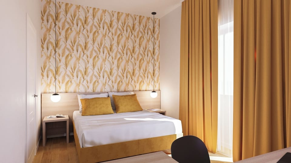 Basic Double or Twin Room | In-room safe, desk, laptop workspace, blackout drapes