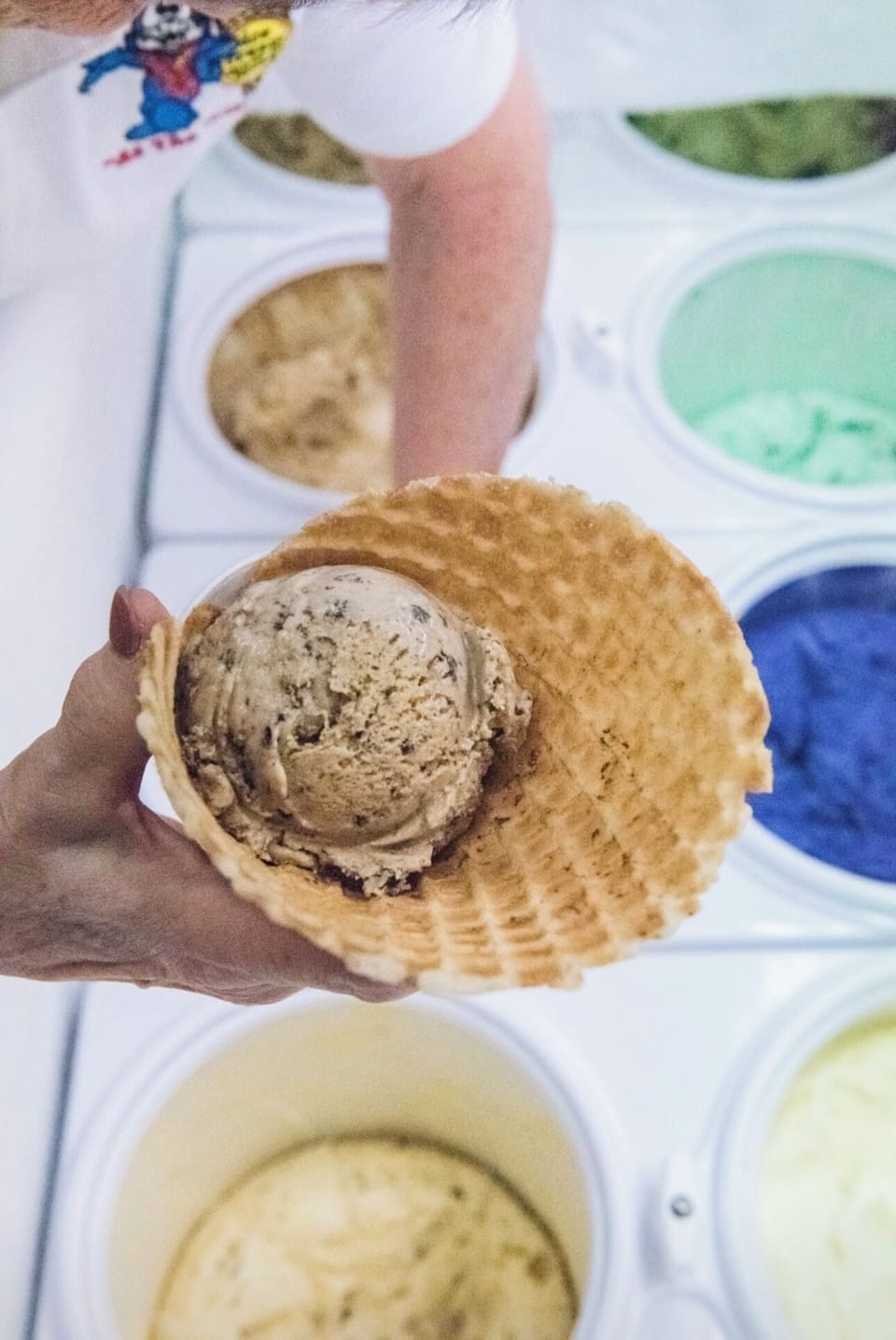 Food in the building - Dave's Ice Cream