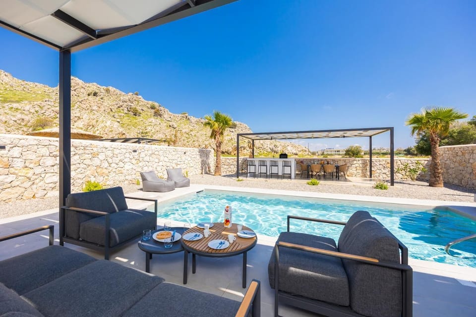 Sheltered terrace area