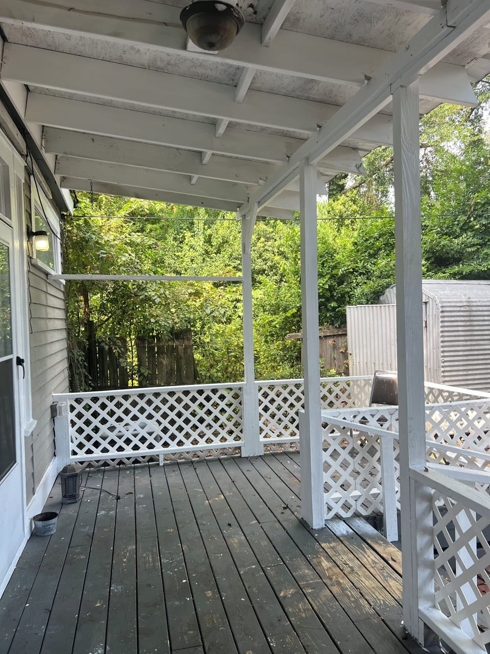 Back patio