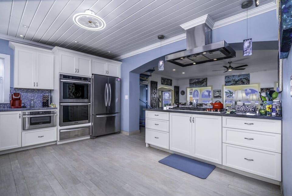 The spacious, well-appointed kitchen!