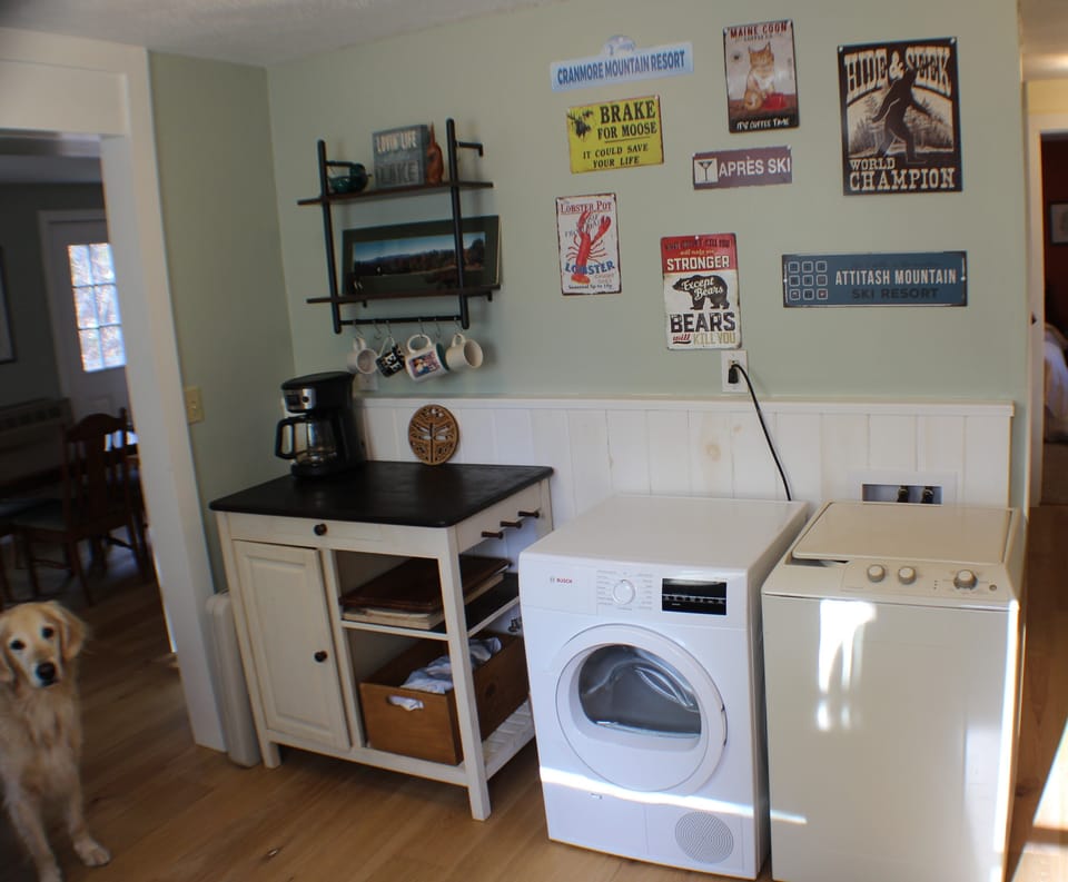 Coffee Station and laundry
