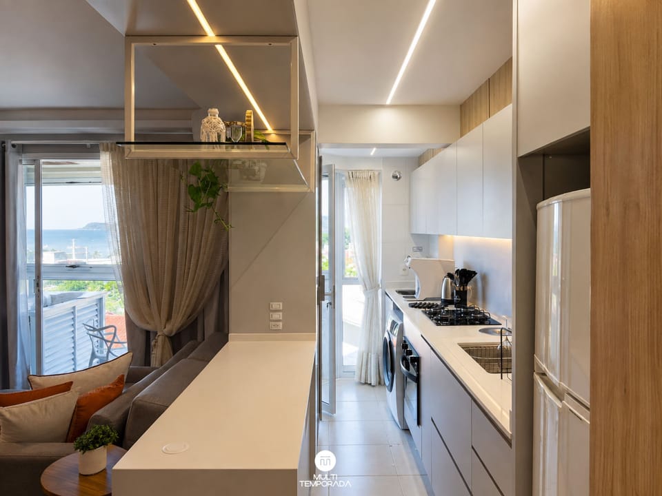 Honeymoon Apartment, Pool Access, Beach View | Private kitchen | Fridge, microwave, cookware/dishes/utensils, dining table