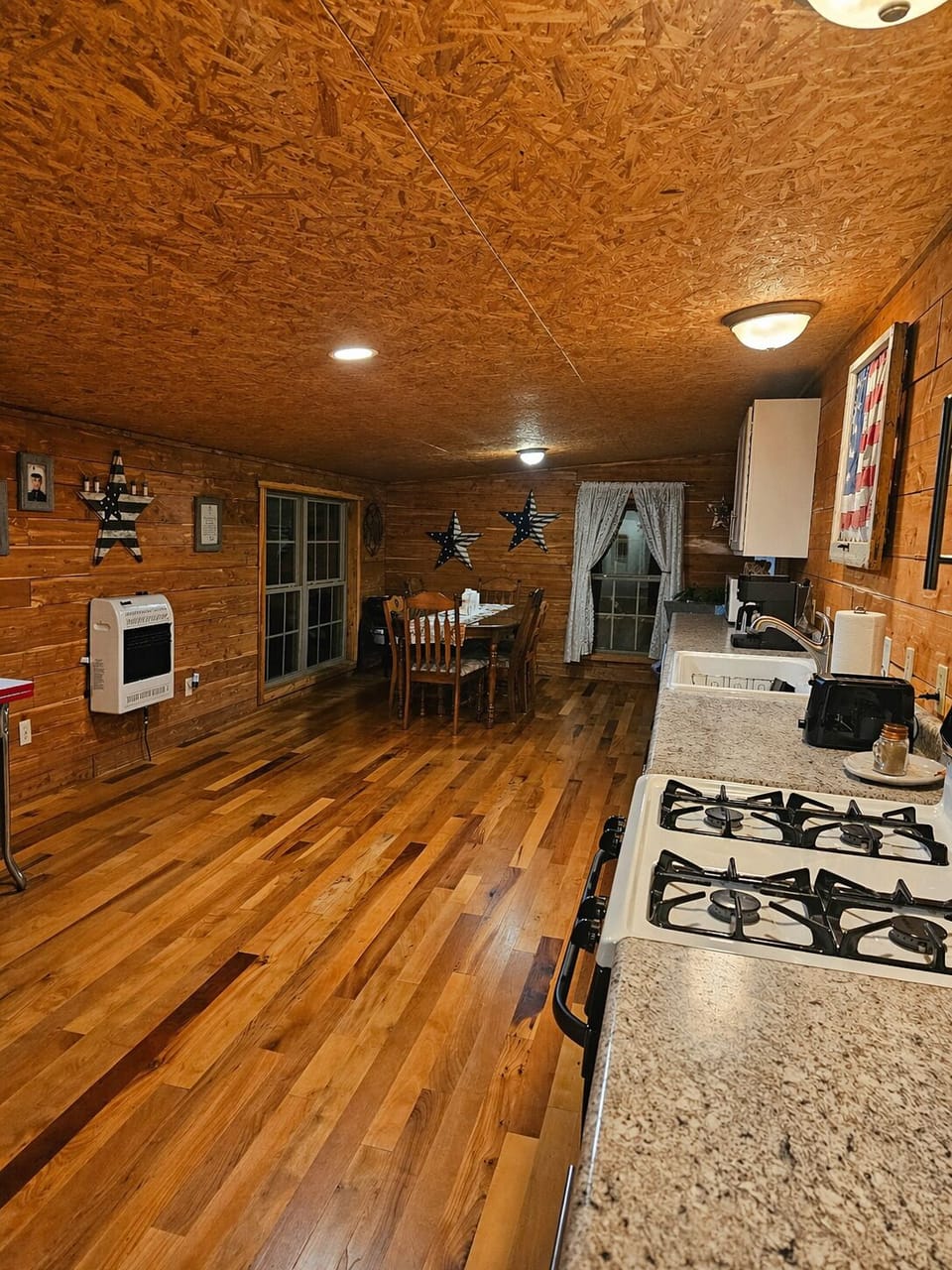 kitchen and dining table