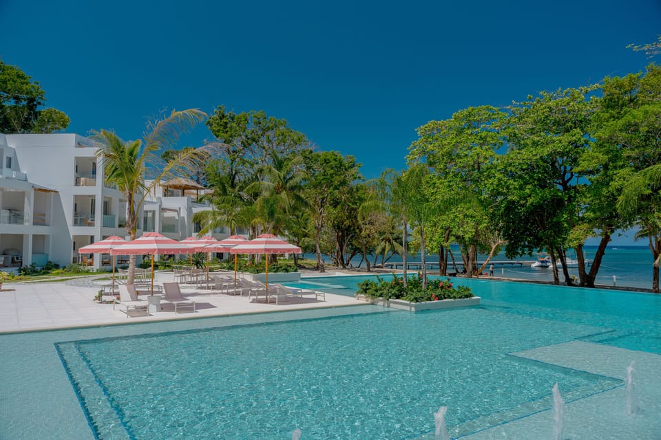 Ocean view from pool