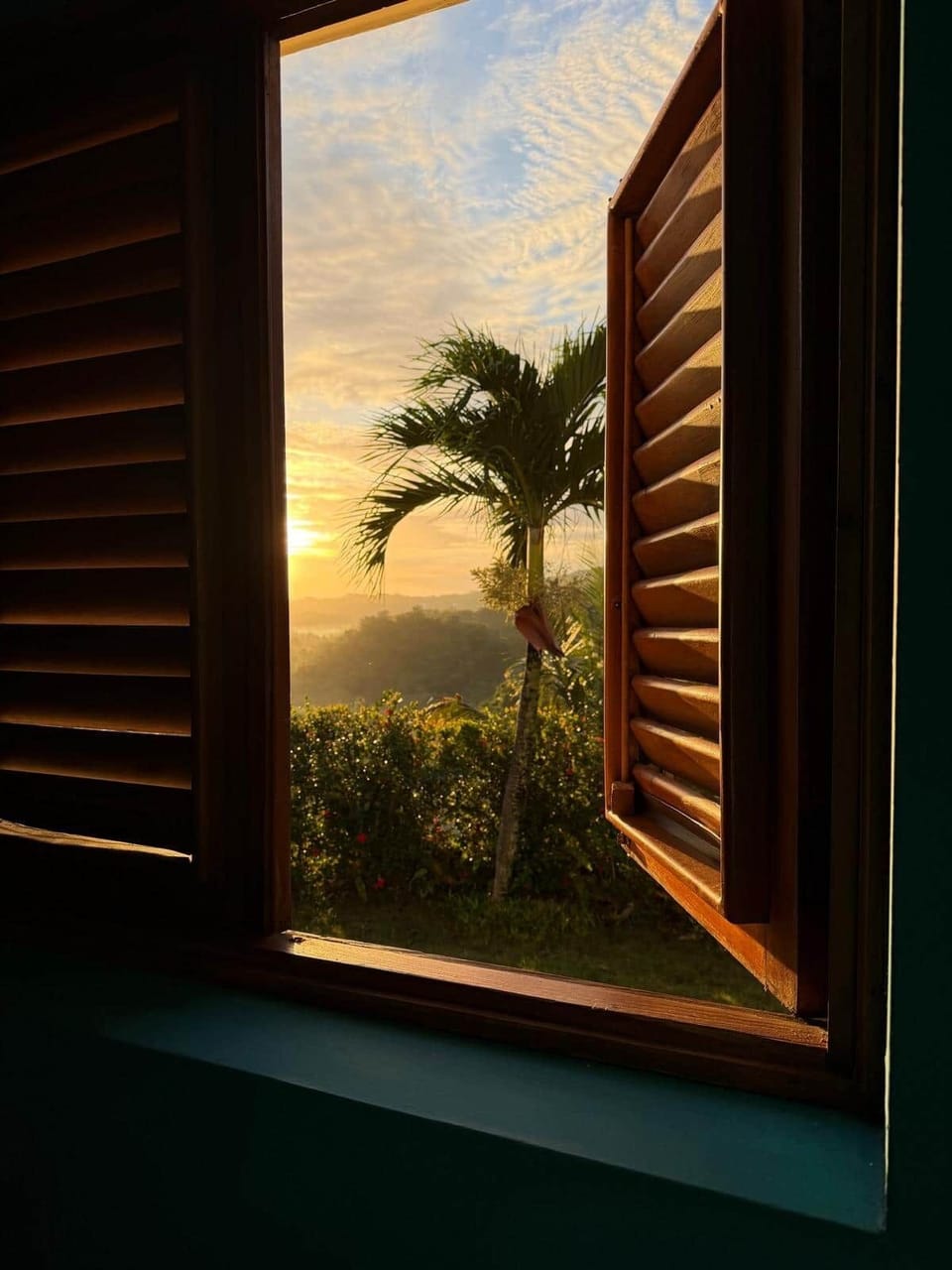 Sunrise from the master bedroom