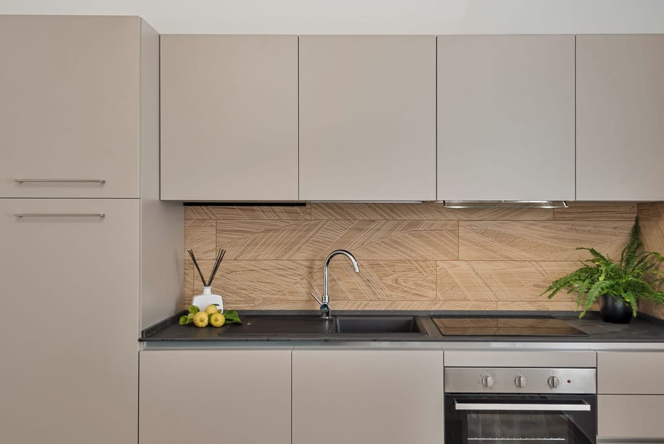 Apartment Bilocale | Private kitchen | Highchair