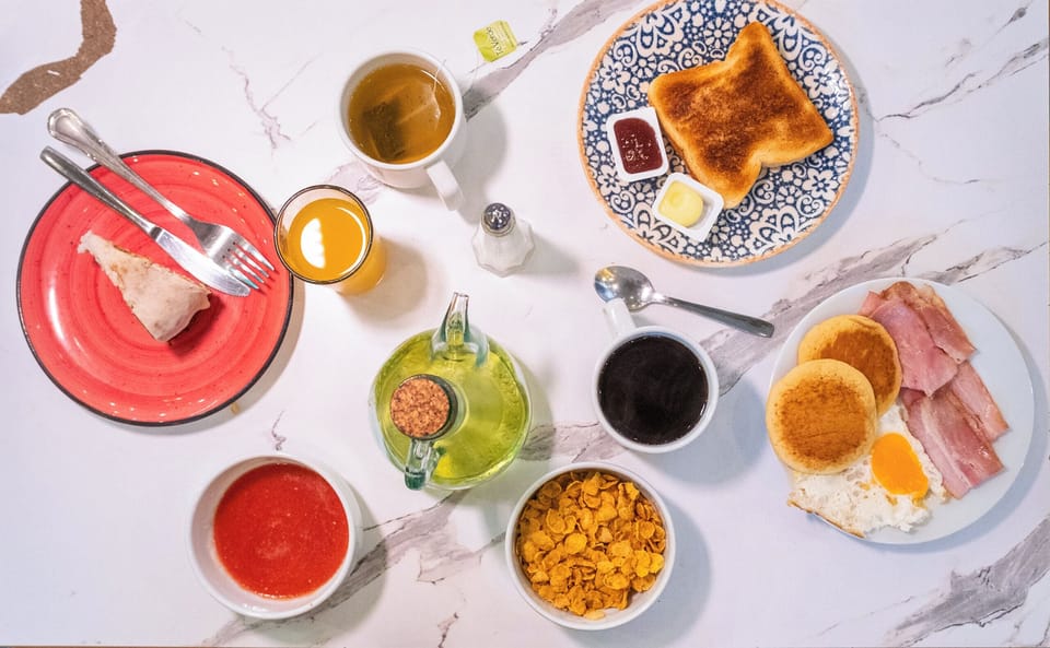Daily buffet breakfast for a fee
