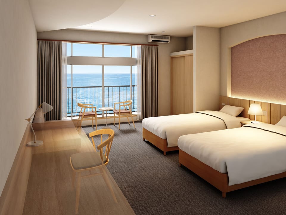 Superior Twin Room, Non Smoking, Sea View | Desk, free WiFi