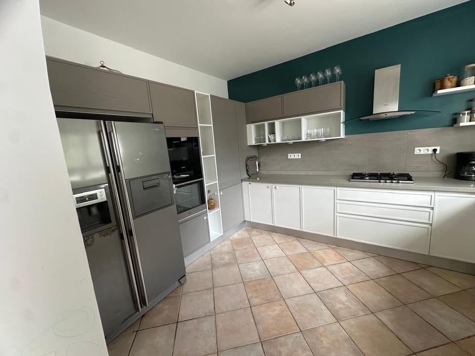 Deluxe Villa | Private kitchen | Full-size fridge