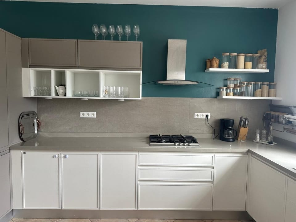Deluxe Villa | Private kitchen | Full-size fridge