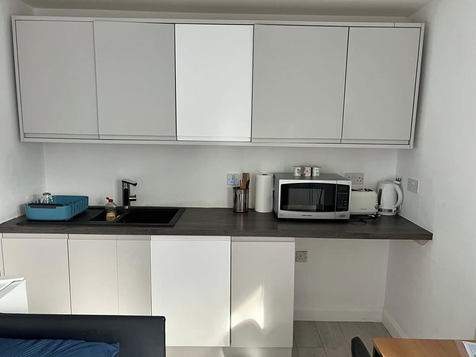 Studio | Private kitchen | Fridge, microwave, stovetop, electric kettle