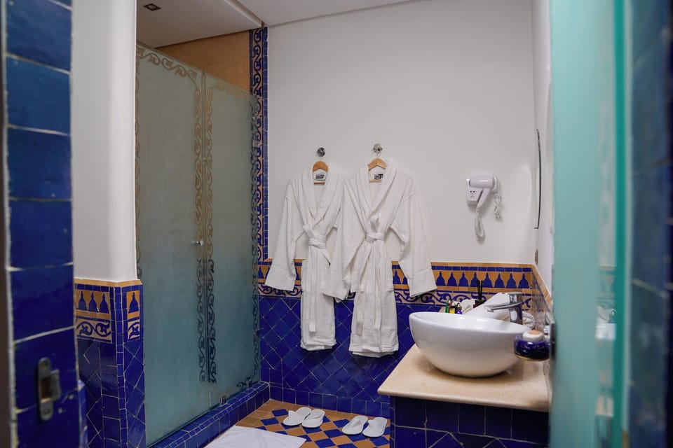 Standard Double Room, Mountain View | Bathroom | Shower, free toiletries, hair dryer, slippers