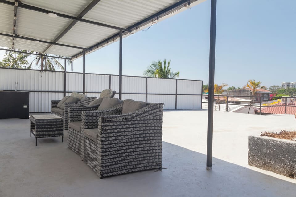 Covered terrace