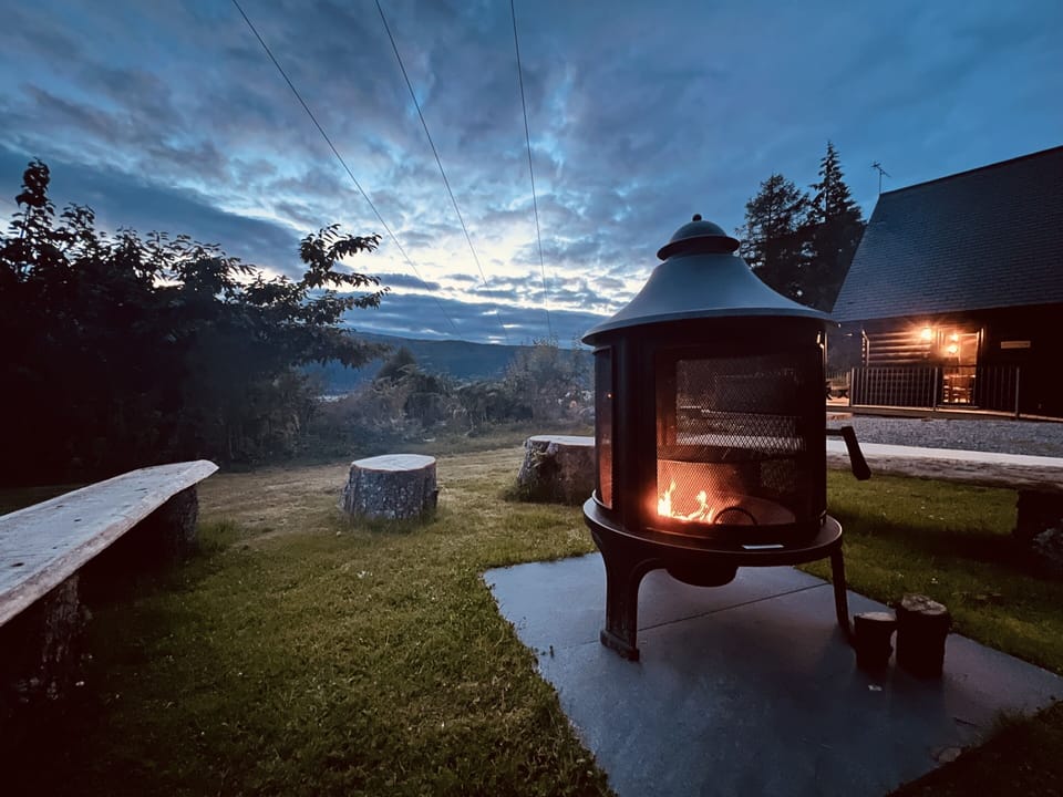 Fire pit area