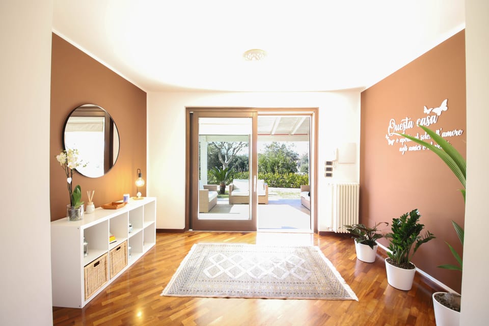 Villa, Partial Sea View | Living area | 32-inch flat-screen TV with satellite channels