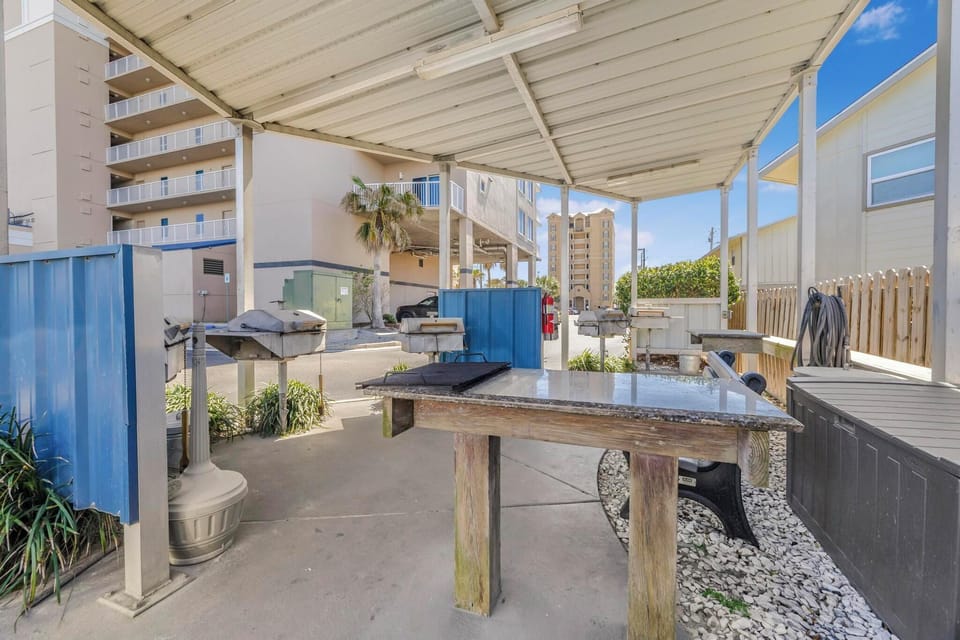 Community grilling area