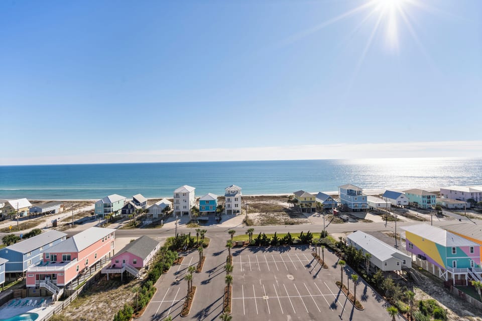 Stunning Gulf views from the balcony