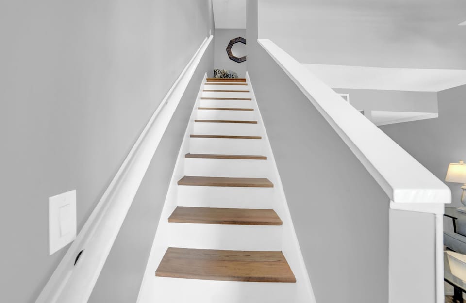 Head up stairs