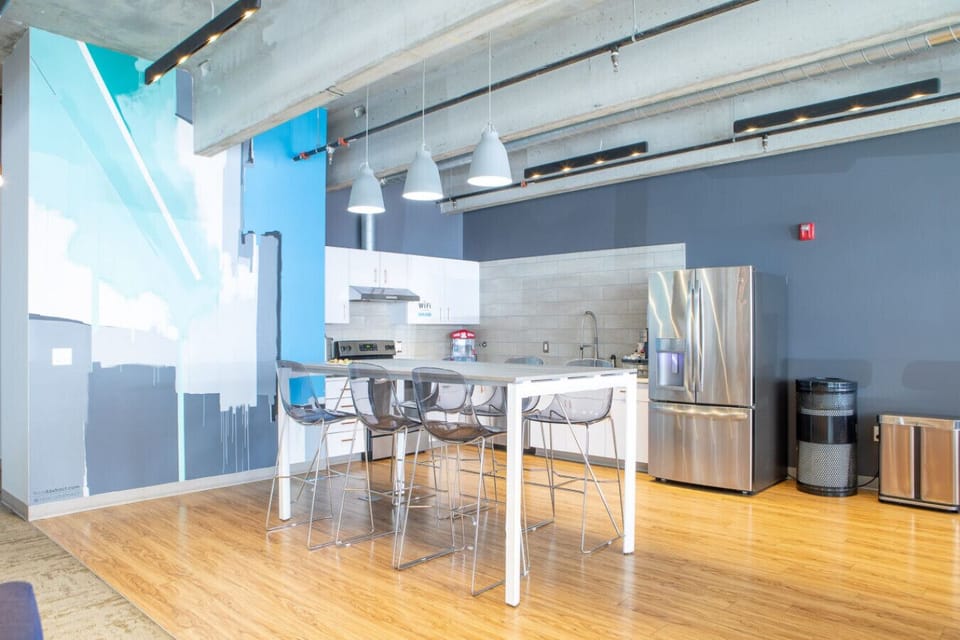 Kick back, challenge your friends to a game, or socialize in the vibrant community lounge