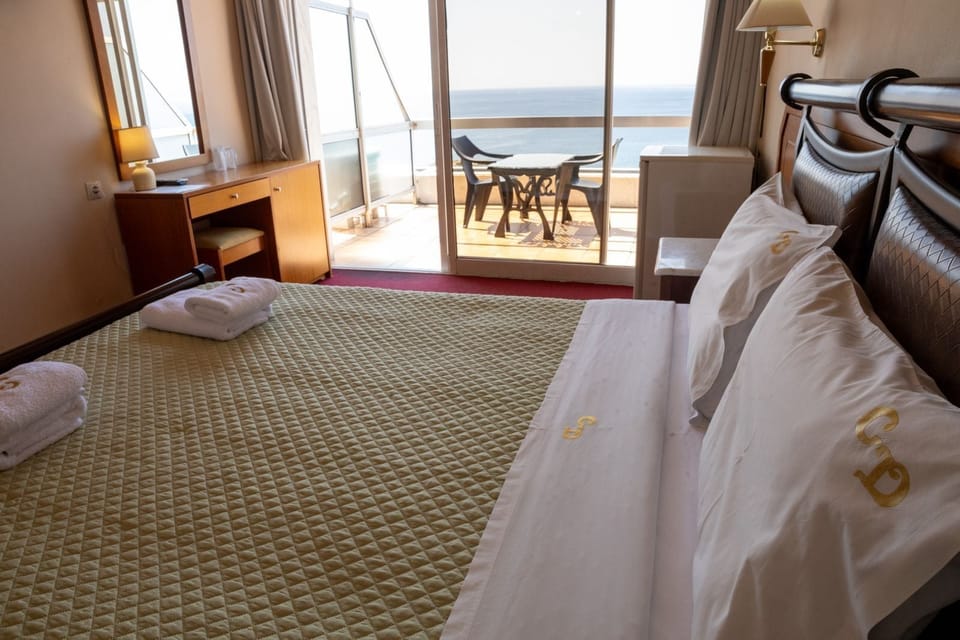 Standard Double Room, Sea View | Premium bedding, desk, blackout drapes, soundproofing